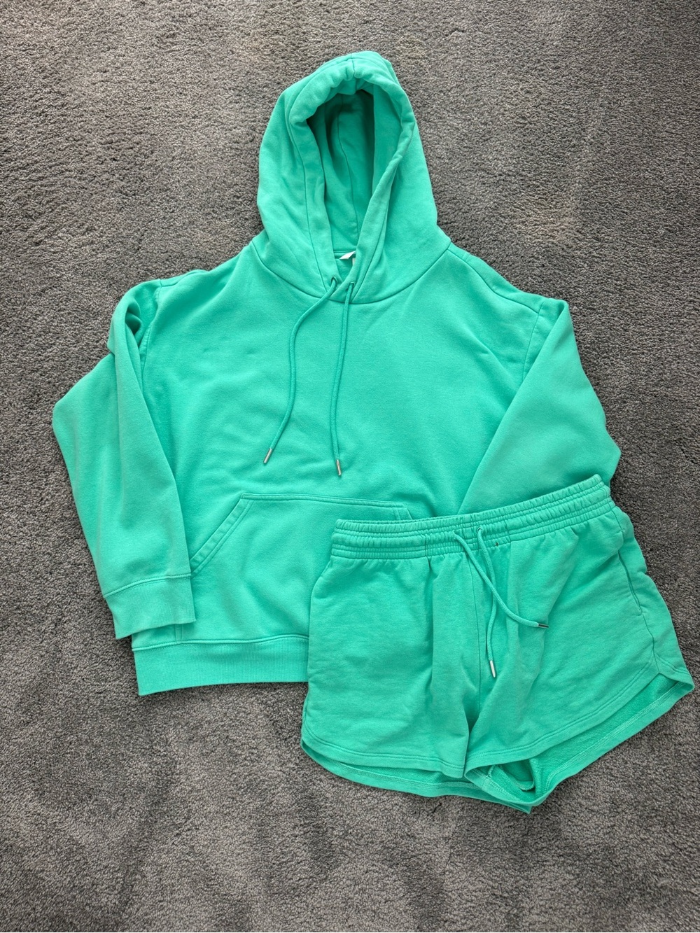 Kelly Green Sweatshirt & Short Set